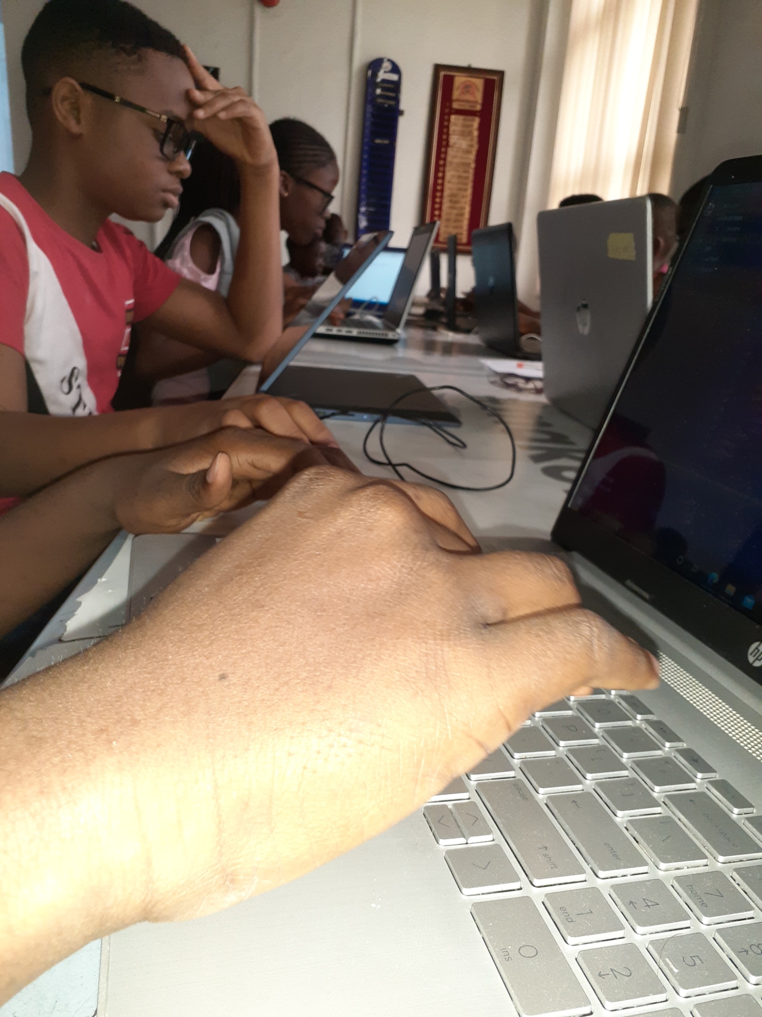 Nanotrix coding class in session in Shell Club Port-Harcourt